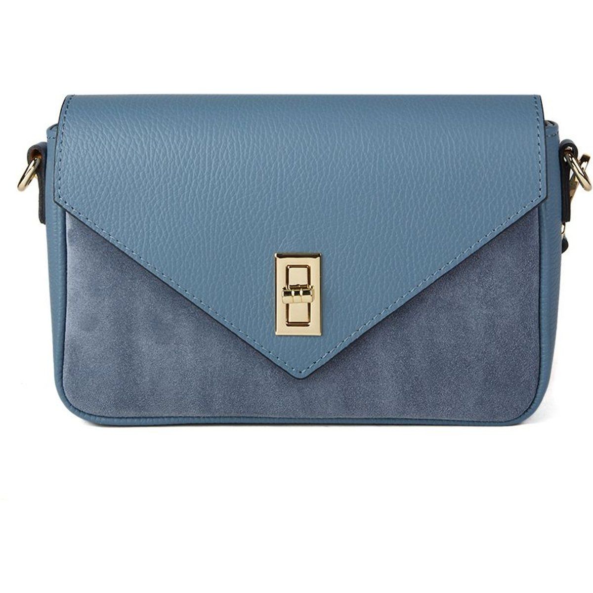 Elegante Schultertasche mit Kuvert-Klappe