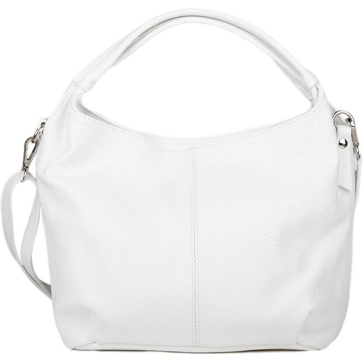 Elegante Hobo-Tasche aus genarbtem Leder