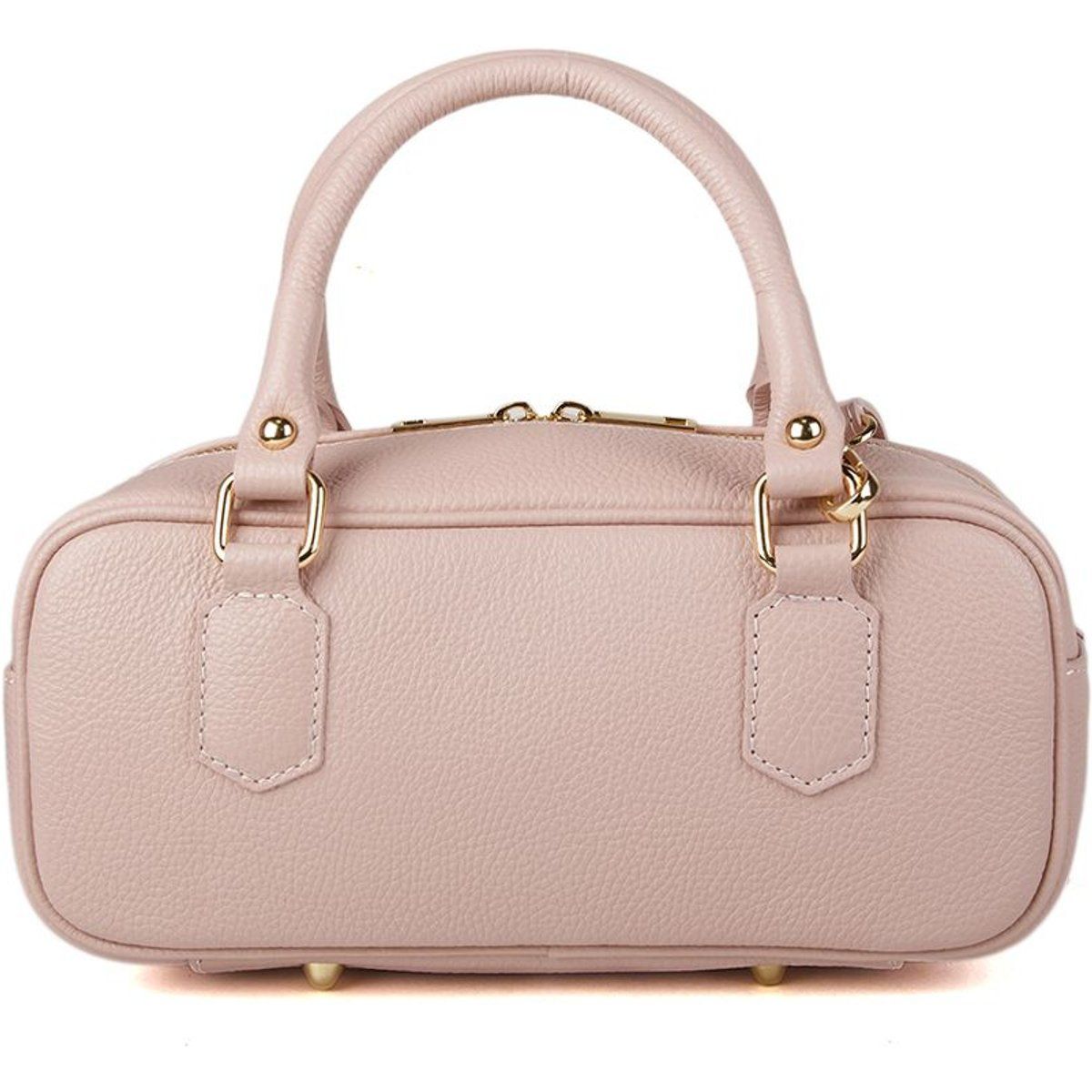 Elegante Bowling-Tasche aus Leder
