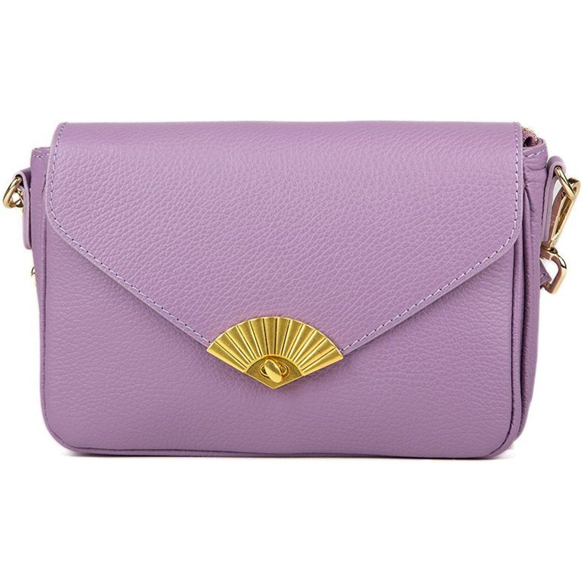 Elegante Tasche aus genarbtem Leder