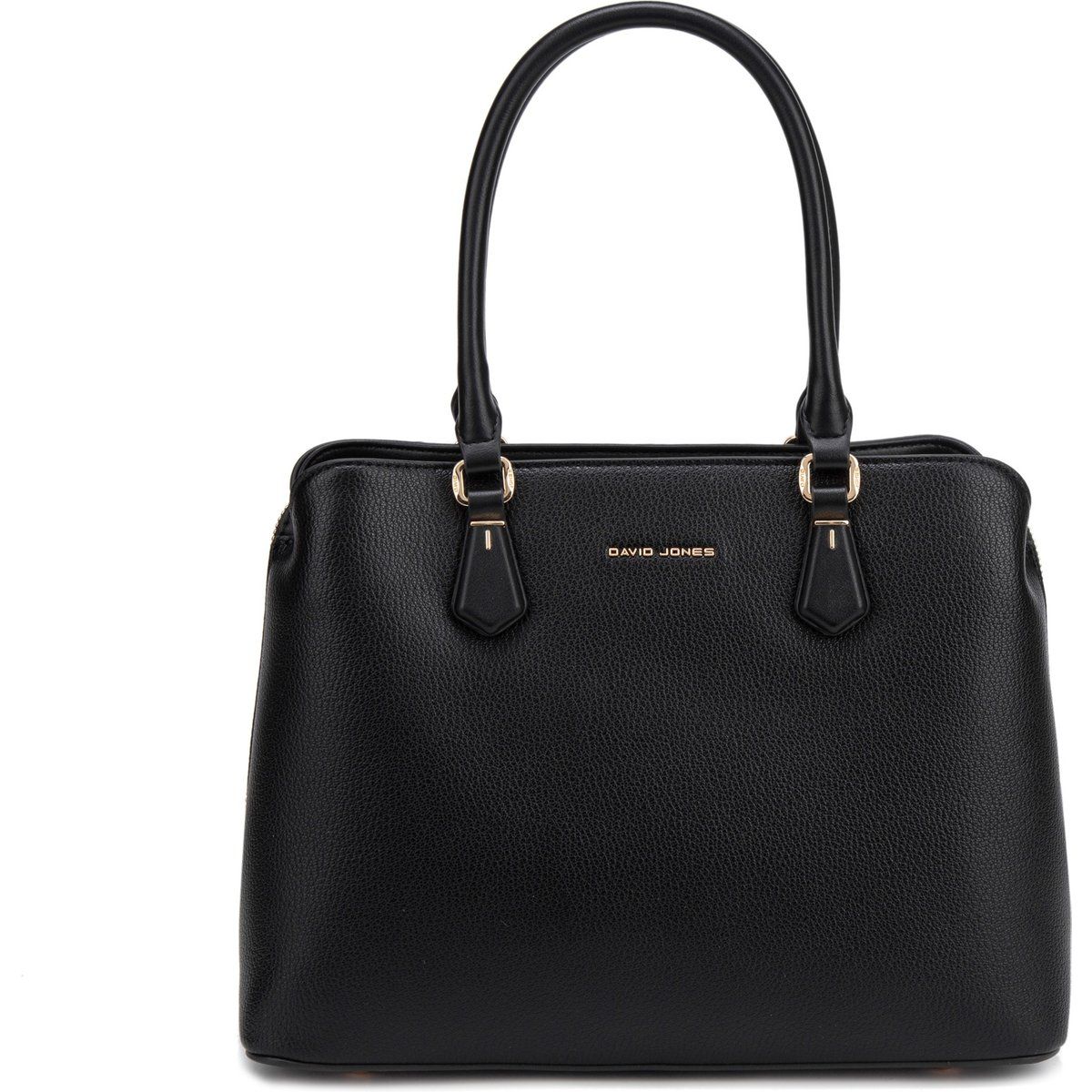 Elegante strukturierte genarbte Henkeltasche