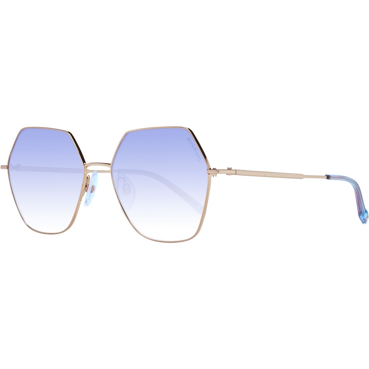 Geometrische Sonnenbrille mit Metallrahmen
