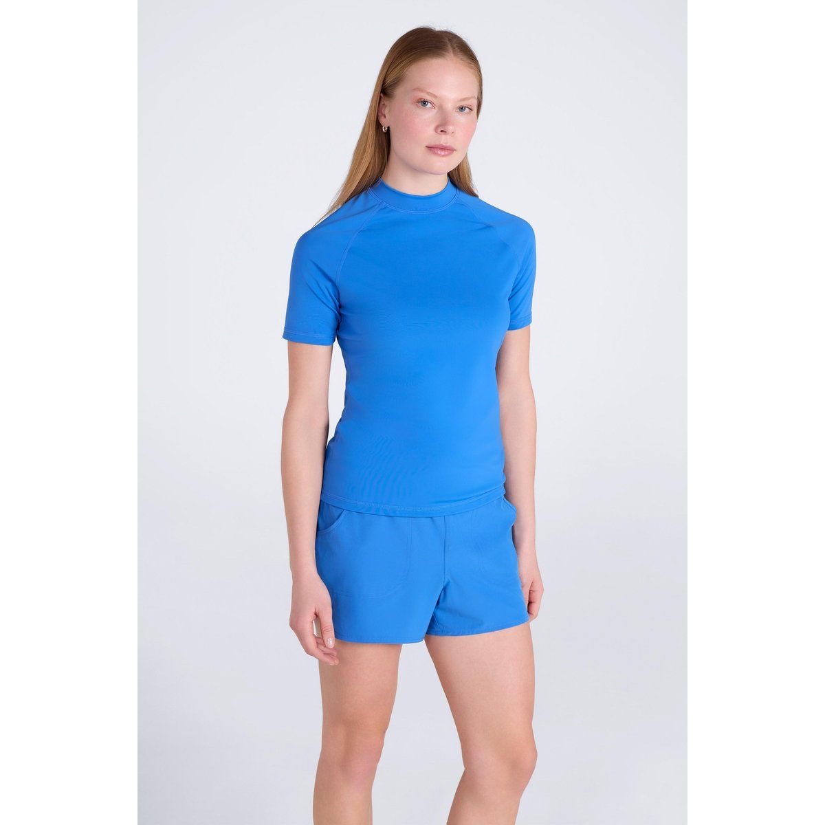 Kurzärmeliger Rashguard mit UV-Schutz