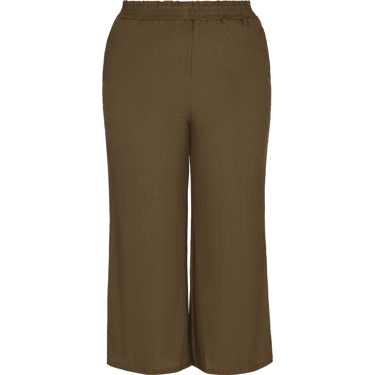 Luftige Weitbeinhose mit Struktur