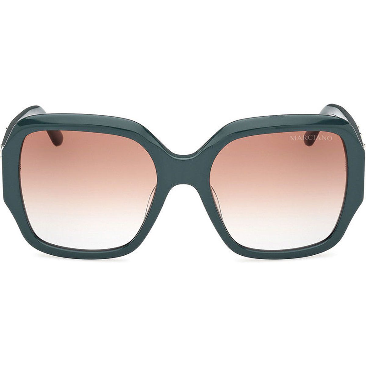 Schicke quadratische Acetat-Sonnenbrille mit Verlauf