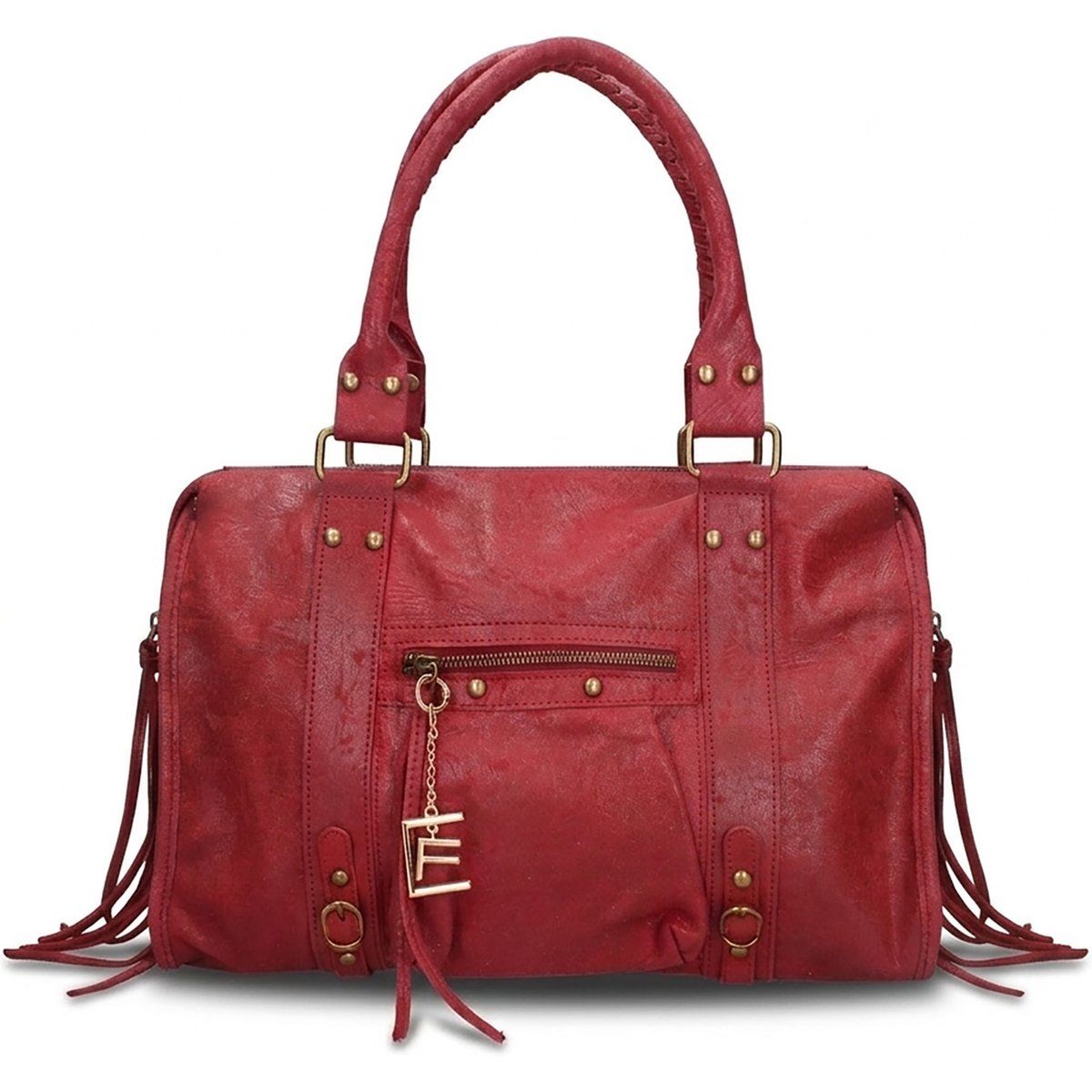 Leder-Henkeltasche Modell Evanthe Chic