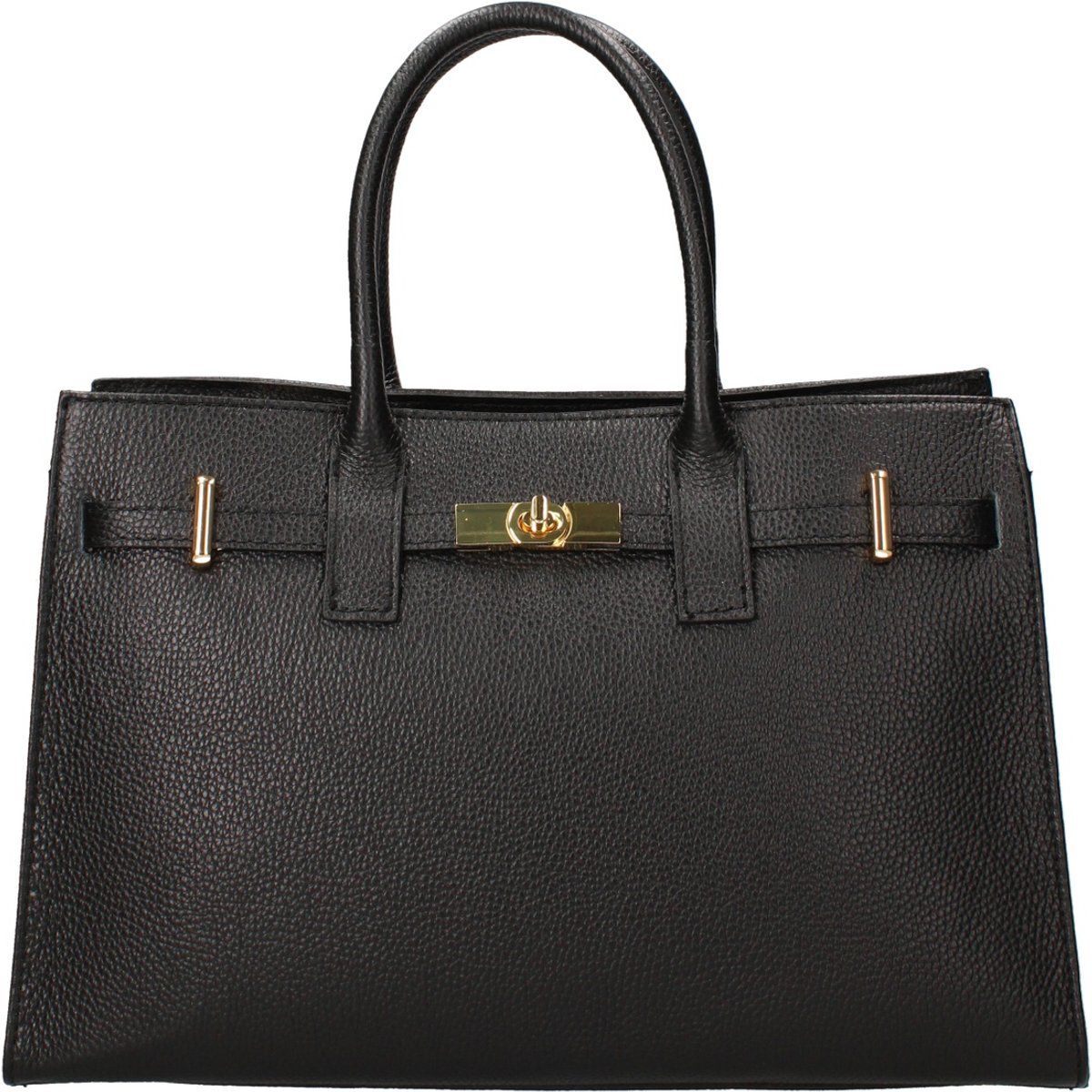 Tote-Tasche aus strukturiertem Leder