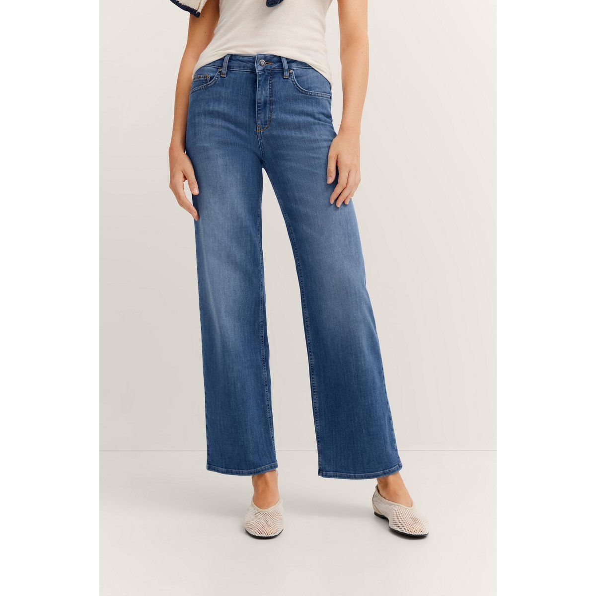 Straight-Leg-Jeans mit hohem Tragekomfort