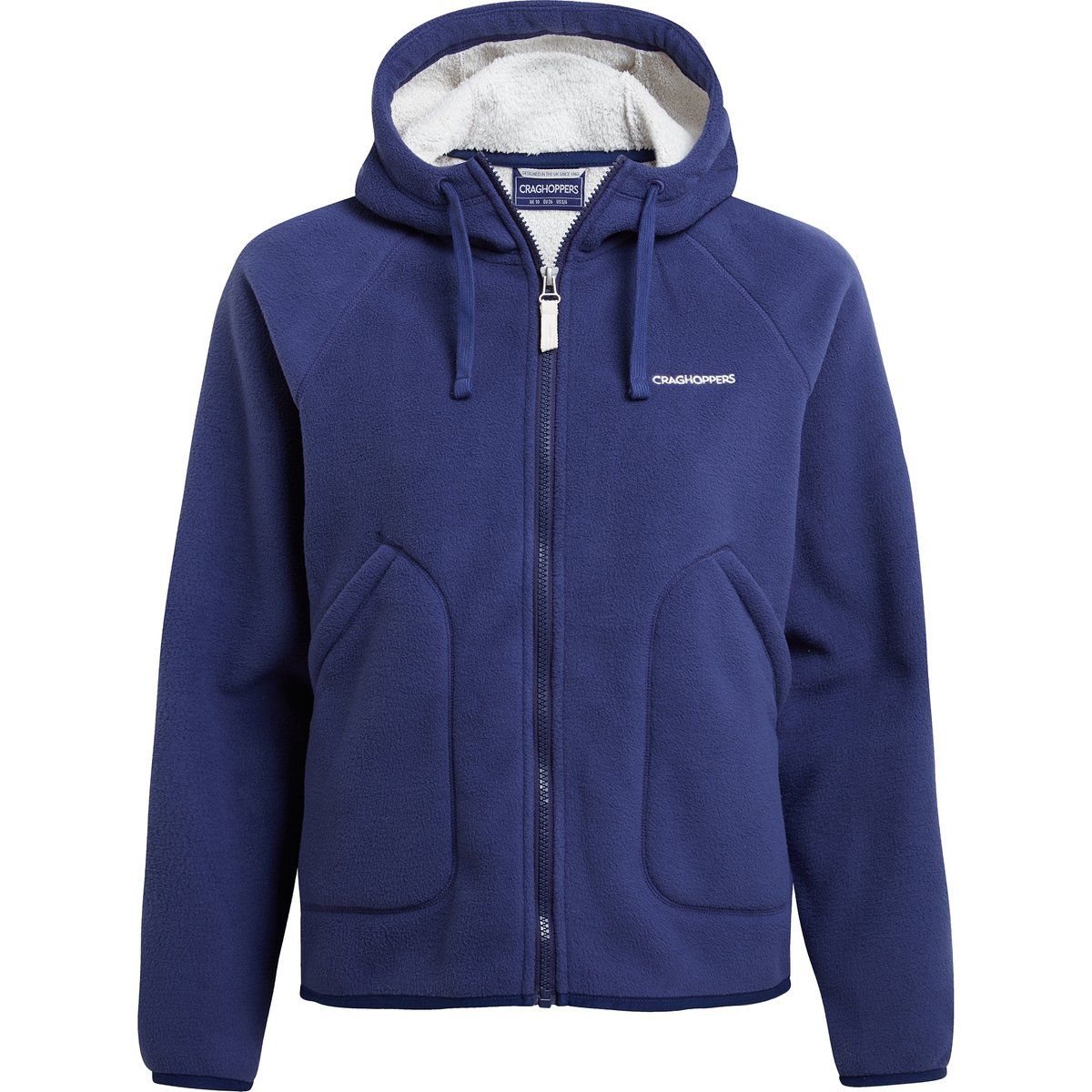 Isolierte Kapuzenjacke mit Fleecefutter