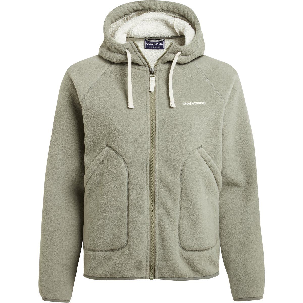Kuschelige Fleecejacke mit Kapuze