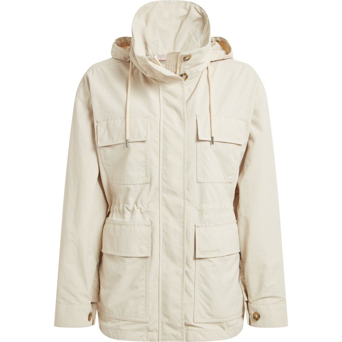 Funktionelle Feldjacke mit Kapuze
