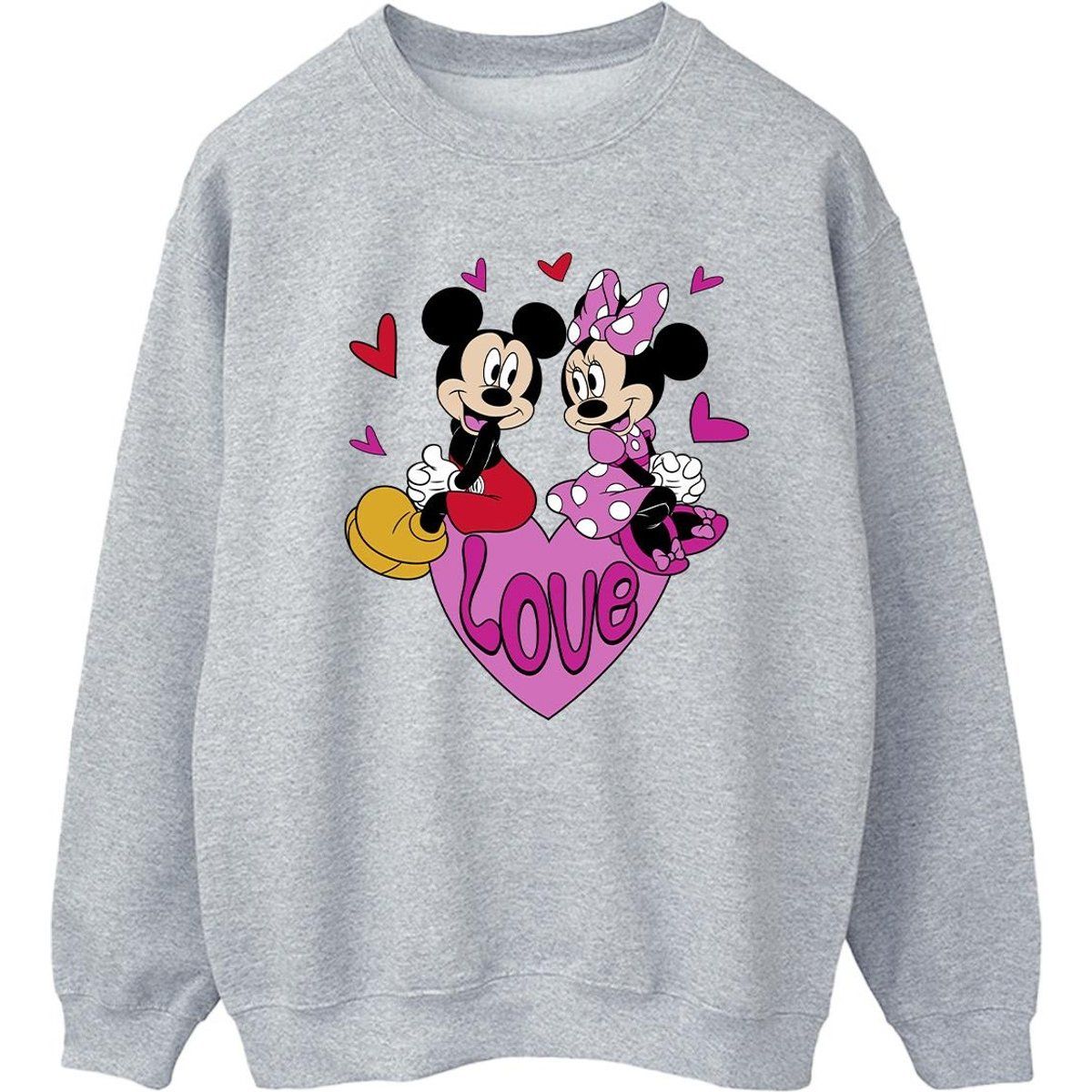 Mickey und Minnie Love Grafik-Sweatshirt