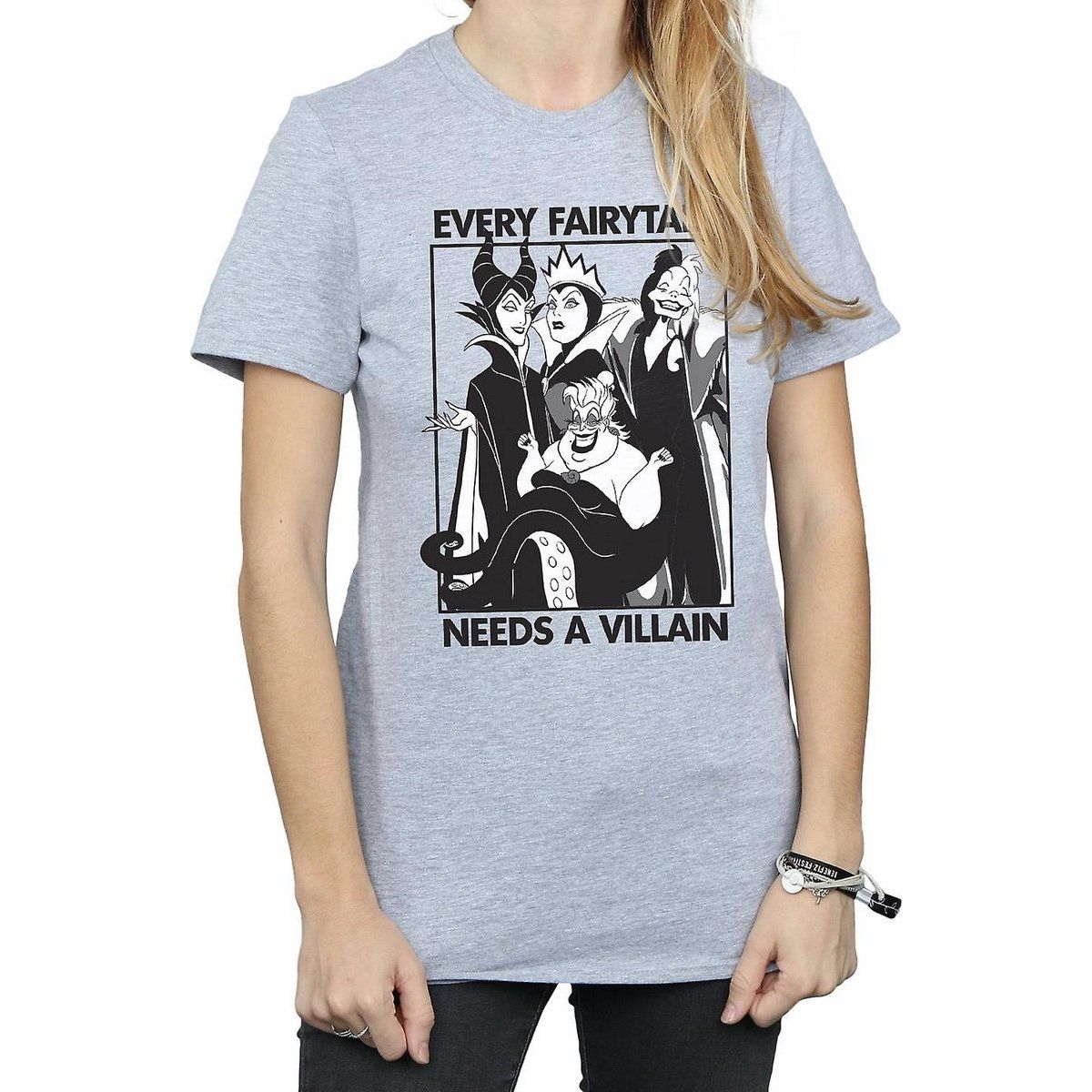 Disney Schurken Grafik Boyfriend-T-Shirt