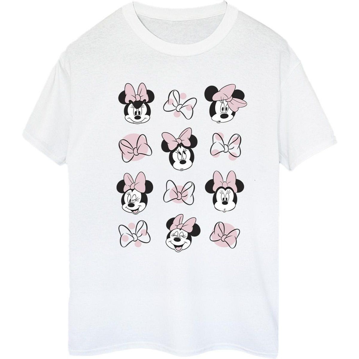 Boyfriend-T-Shirt mit Minnie Maus Grafik