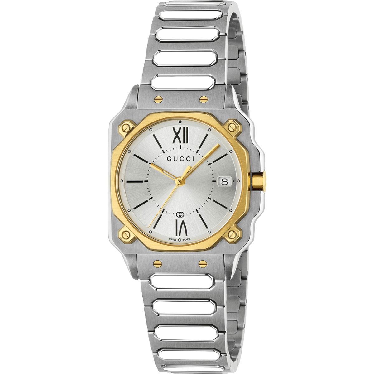 Elegante G-Flat Bicolor Armbanduhr