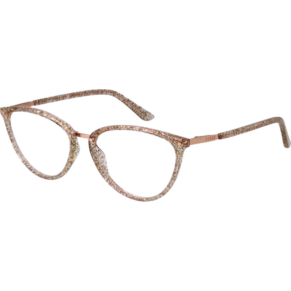 Funkelnde Cateye-Brillenfassung