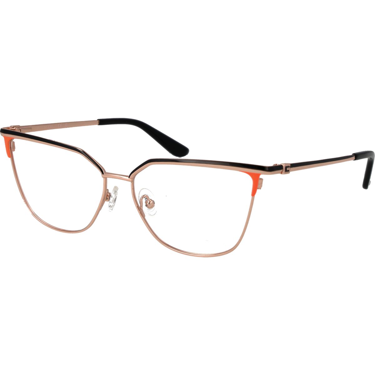 Elegante Cat-Eye Metall-Brillenfassung
