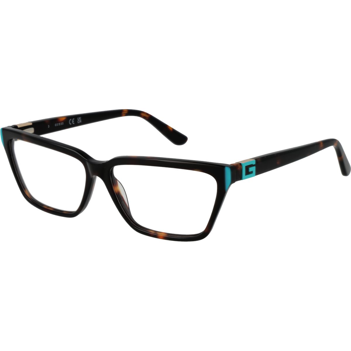 Moderne Brillenfassung in Cateye-Optik