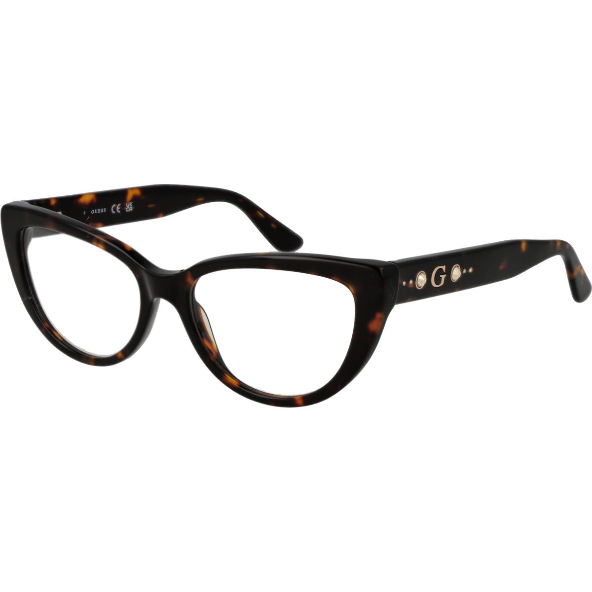Elegante Cat-Eye Brille Schildpatt
