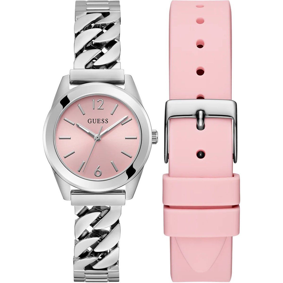 Elegante Gliederkettenuhr im Set