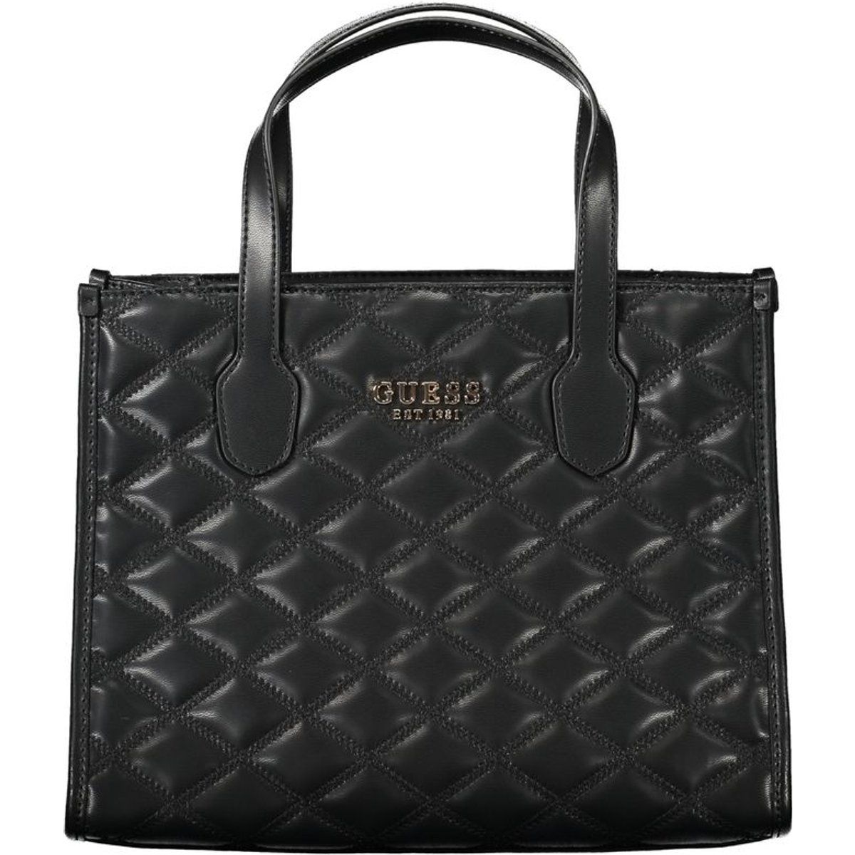 Elegante gesteppte quadratische Handtasche