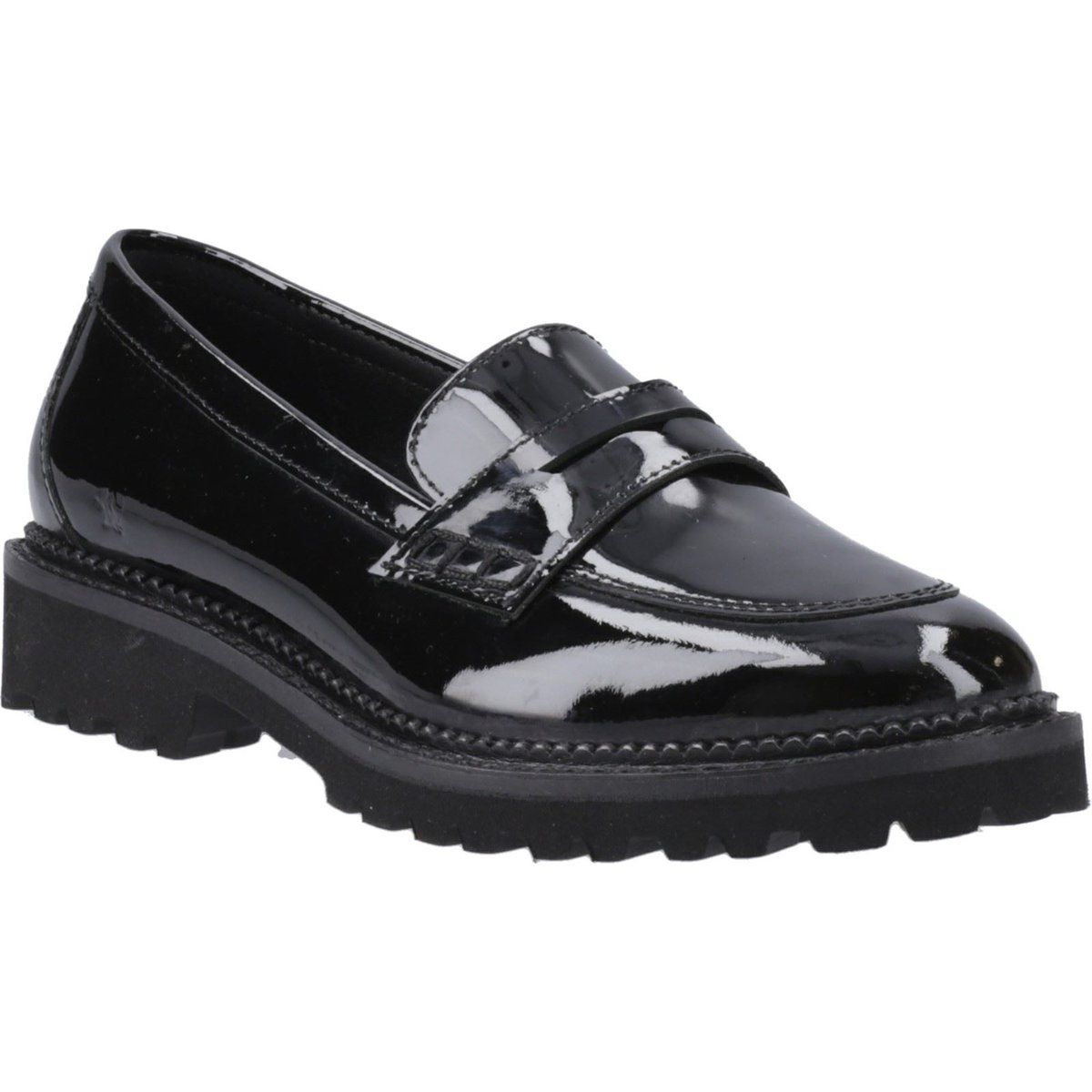 Penny-Loafer aus Lackleder