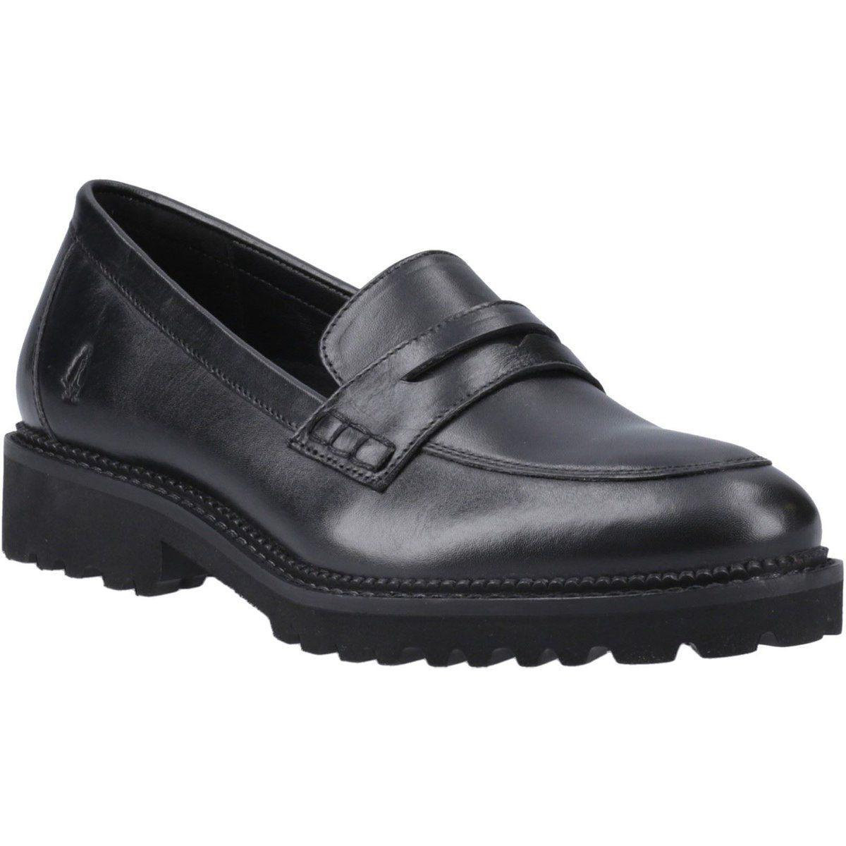 Klobige Leder-Penny-Loafer