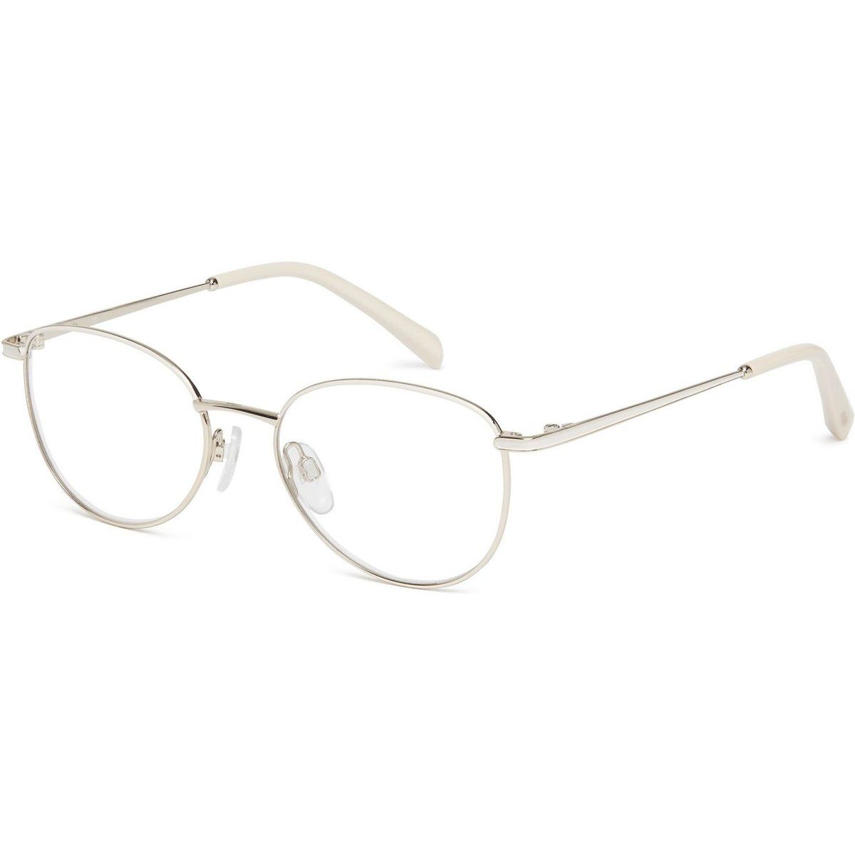Elegante runde Brille aus Metall