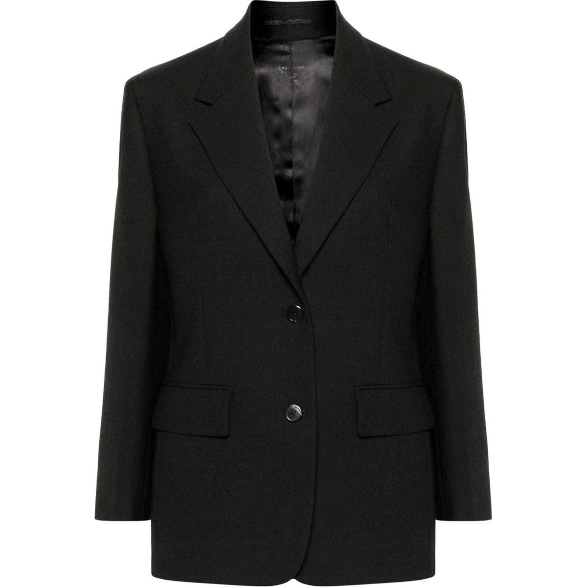 Klassischer einreihiger Wollblazer