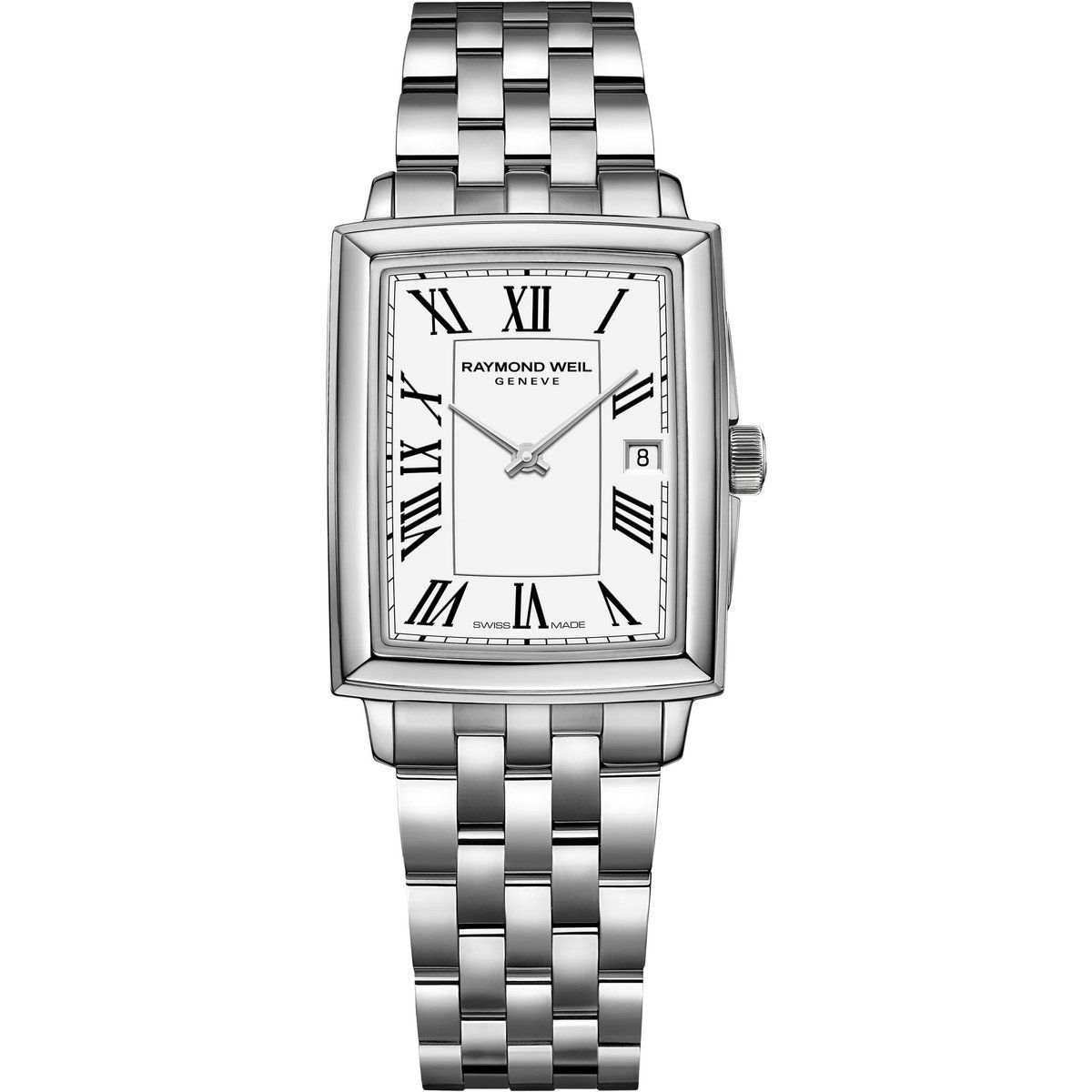 Elegante rechteckige Uhr im Art-Déco-Stil