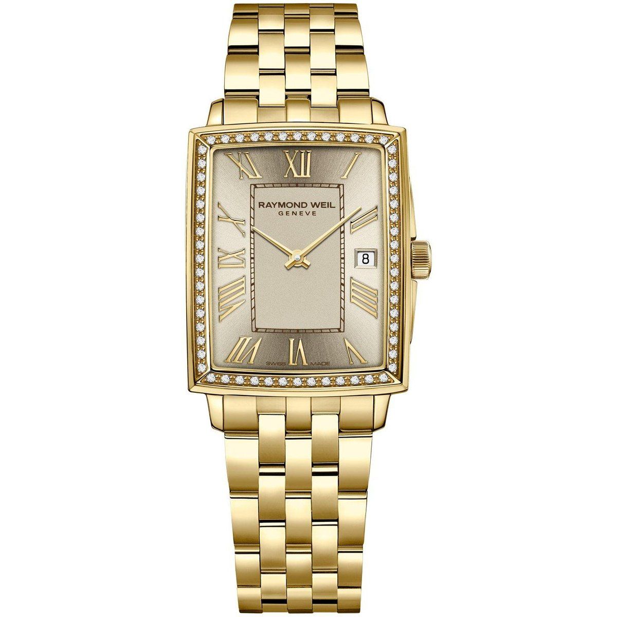 Elegante Art-Déco Diamant-Uhr