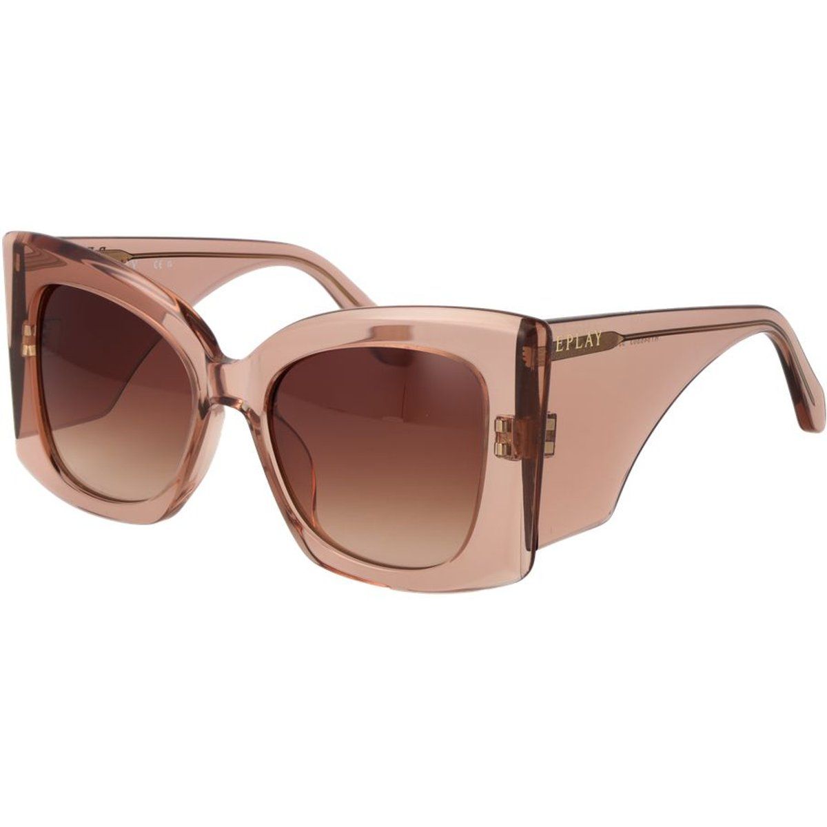 Oversized Sonnenbrille in Schmetterlingsform