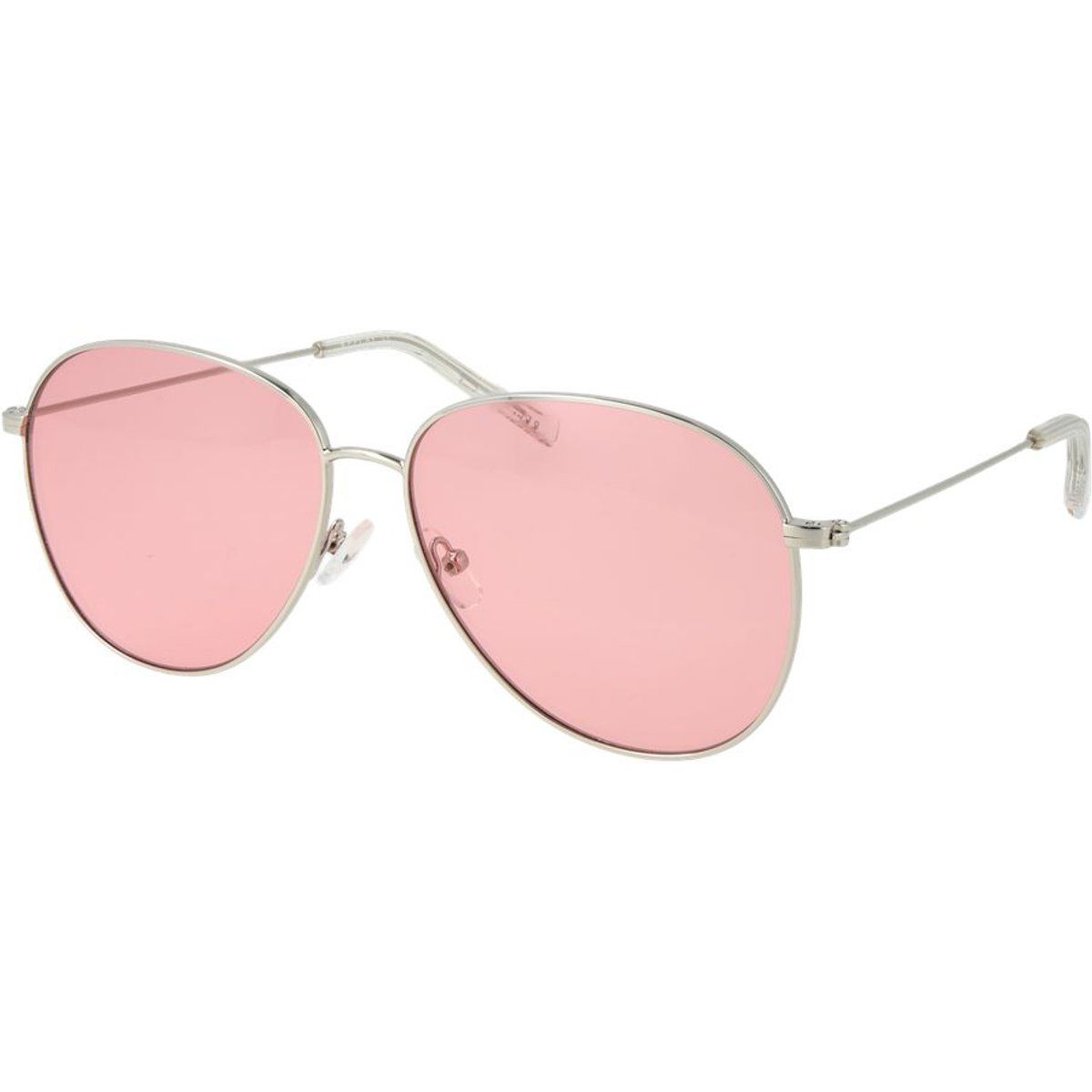 Klassische Pilotenbrille mit rosa Gläsern