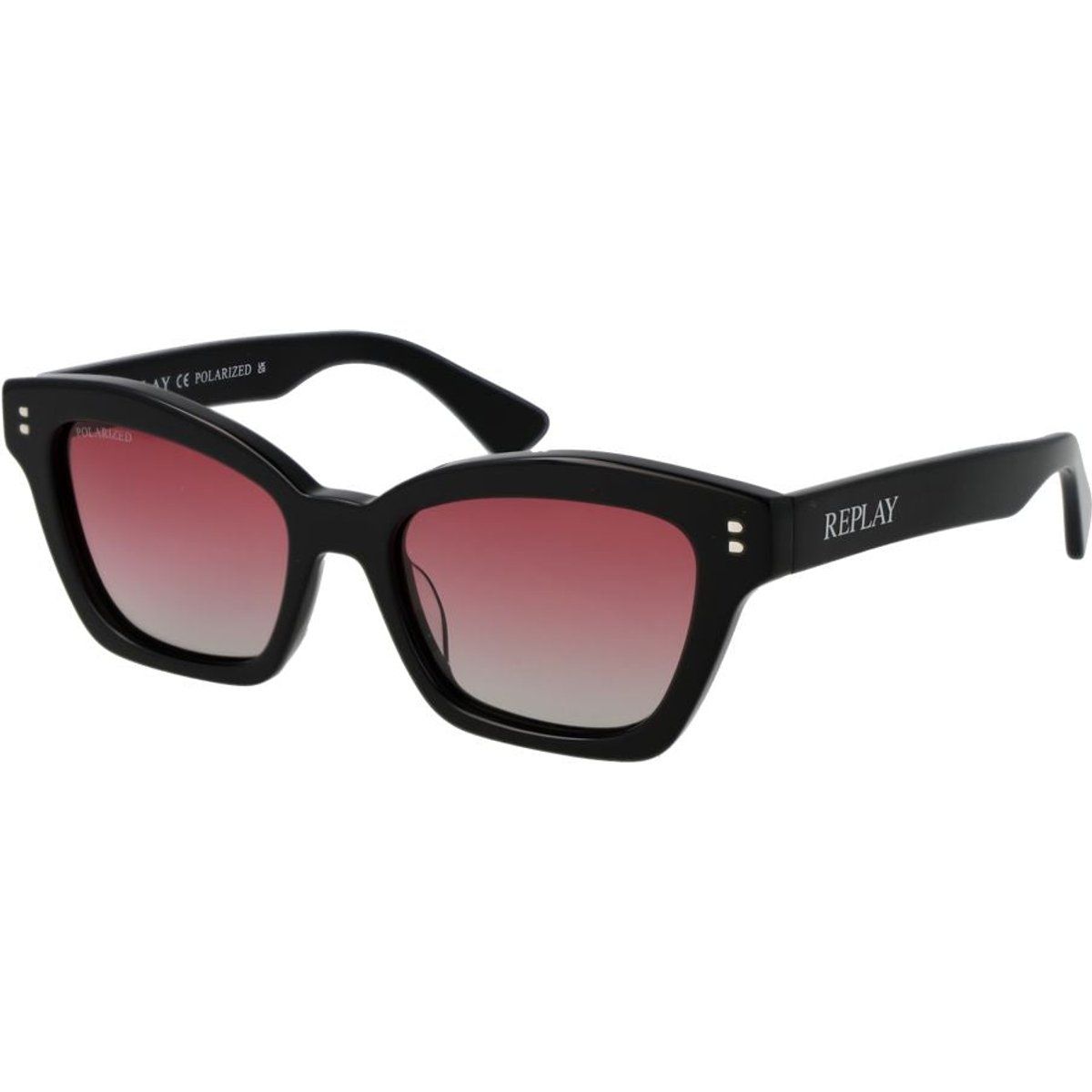 Polarisierte Cat-Eye-Sonnenbrille mit Verlauf