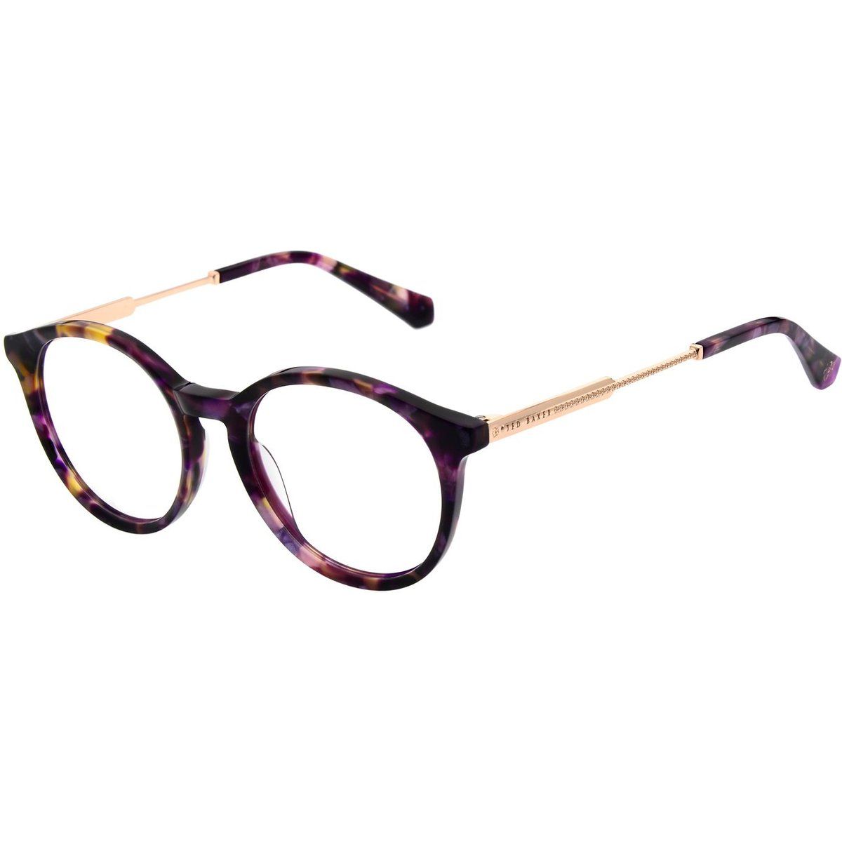 Runde Brille in Marmor-Optik