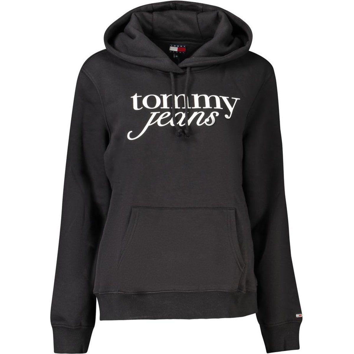 Lockerer Hoodie mit Logo-Schriftzug