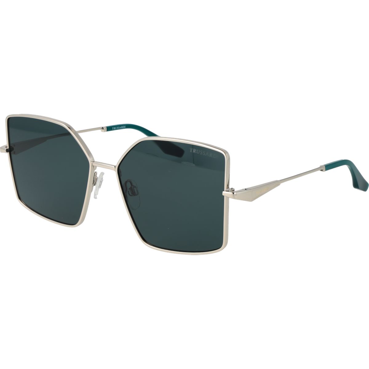 Geometrische Oversize-Vollrand-Sonnenbrille