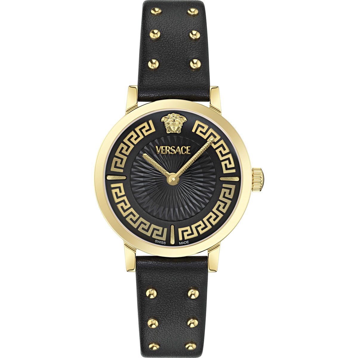 Greca Fortuna Uhr mit Nietenarmband