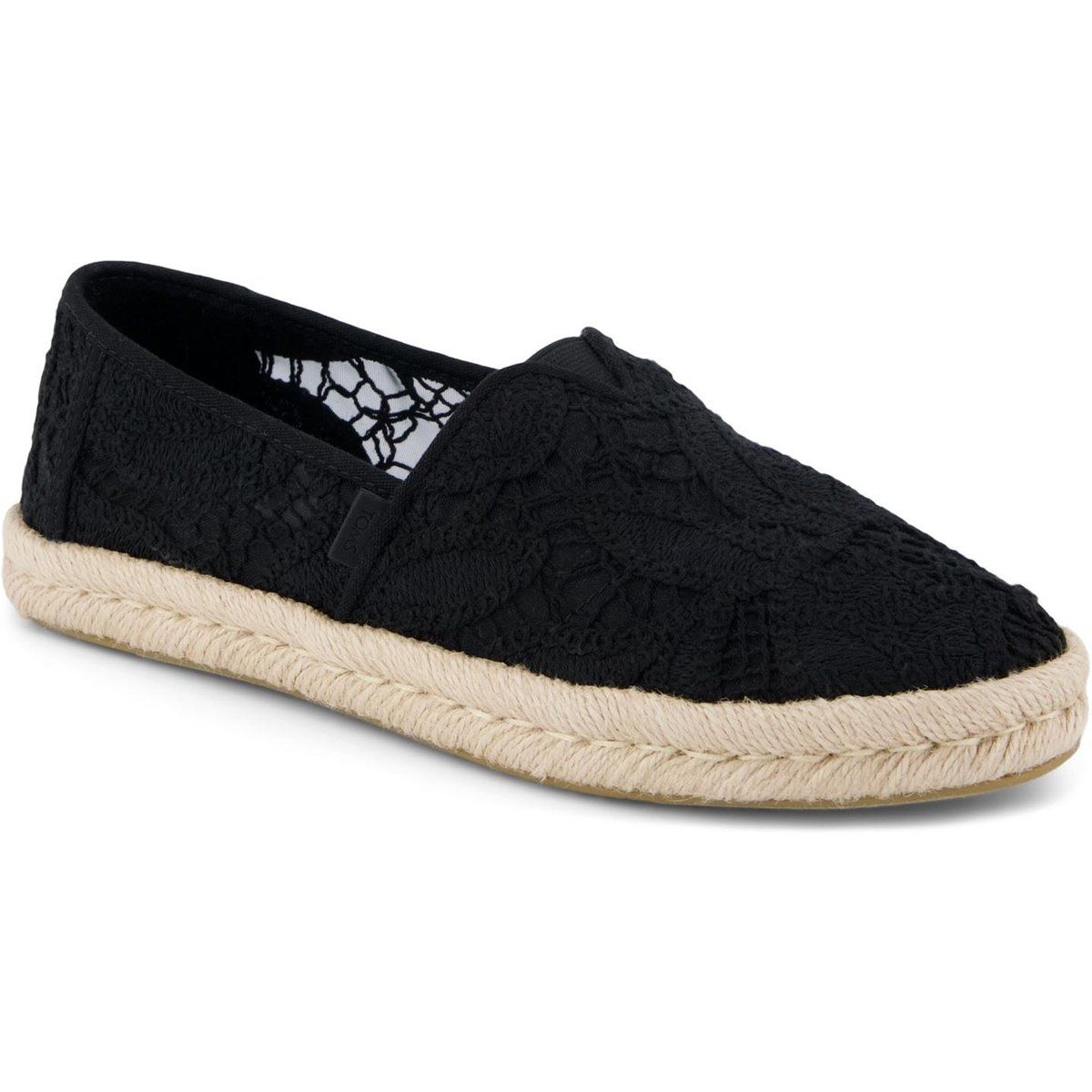 Alpargata Espadrilles mit Spitze