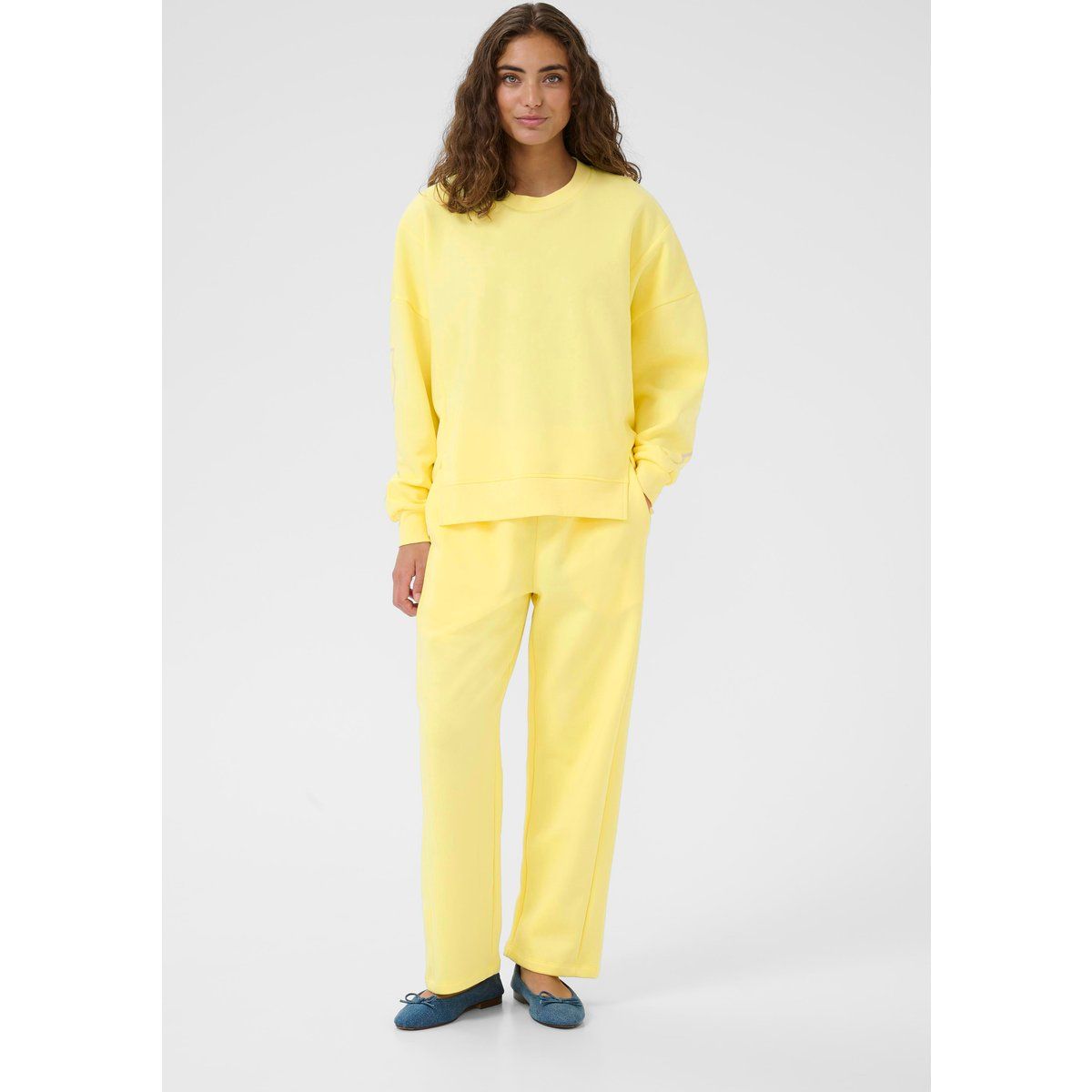 Oversized-Sweatshirt mit Rundhalsausschnitt und Grafik