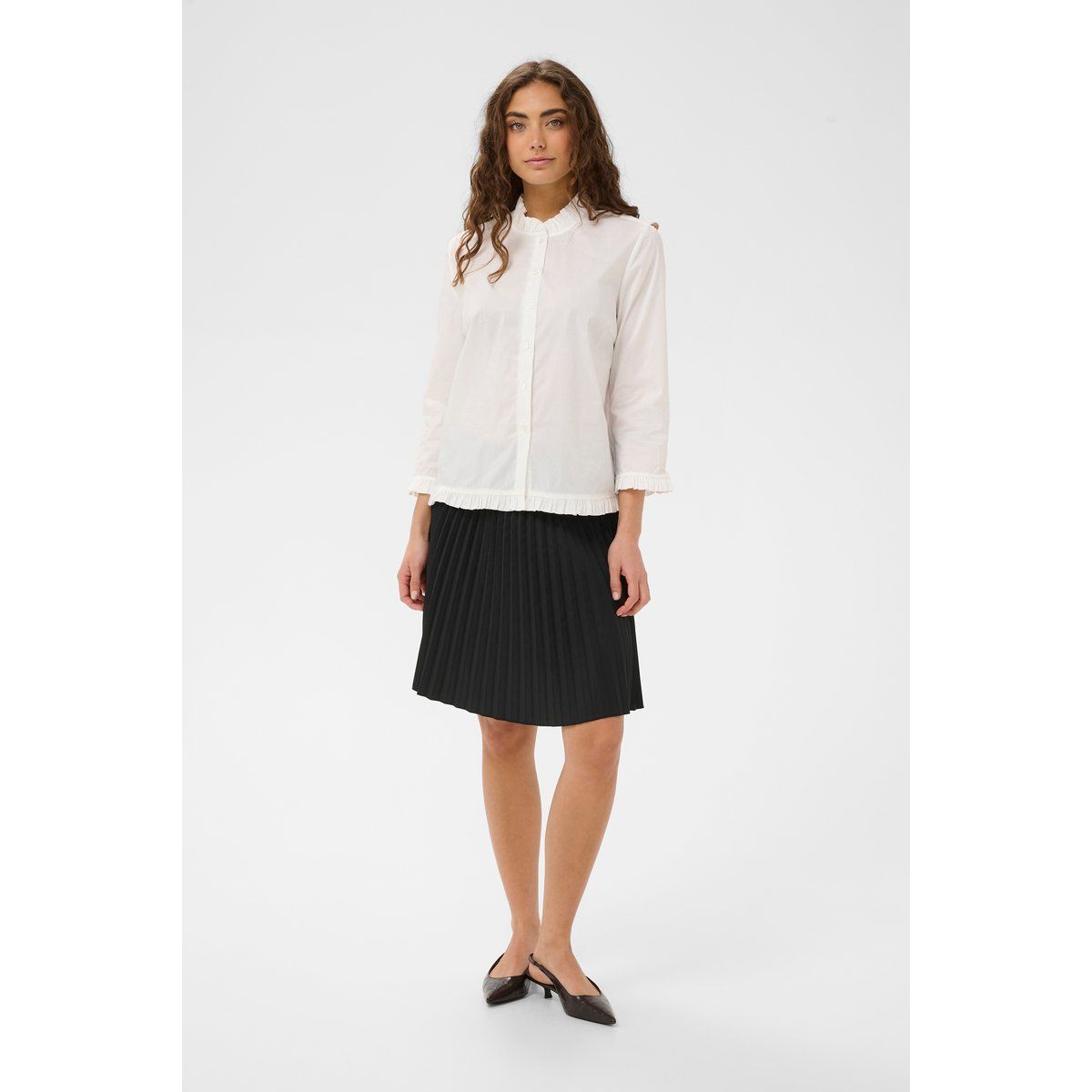 Eleganter Plissierter Rock in A-Linie