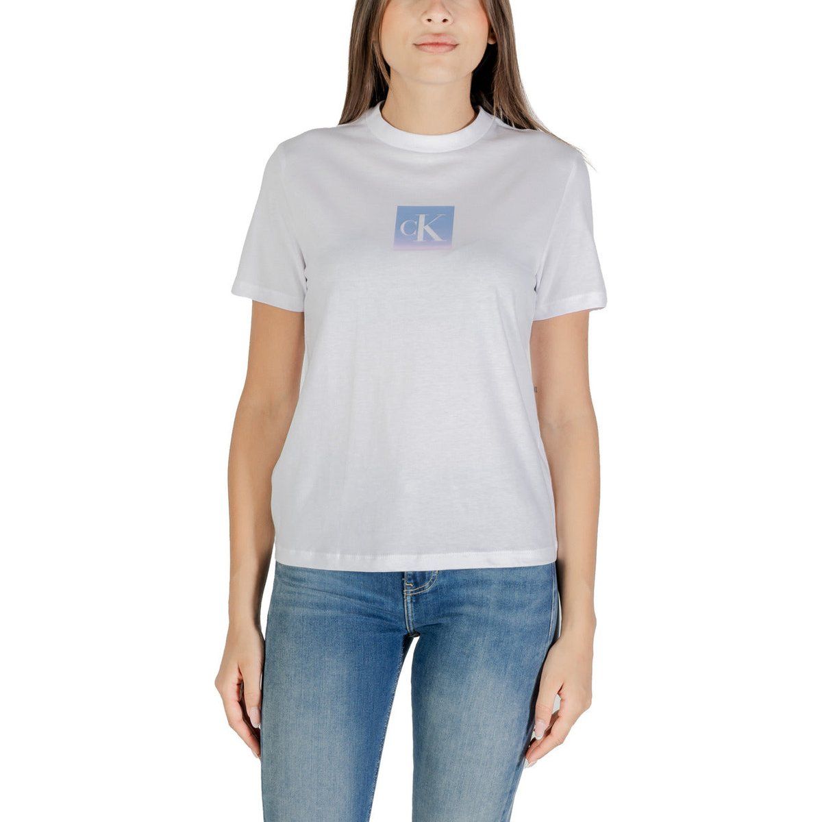 Baumwoll-T-Shirt mit Grafik-Logo