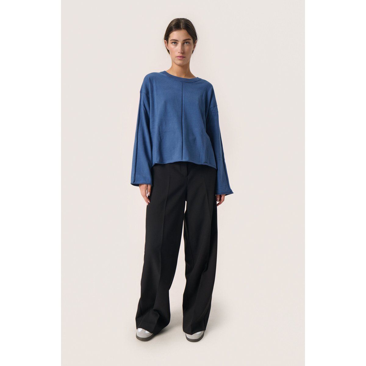 Oversized Strickpullover mit Rundhals