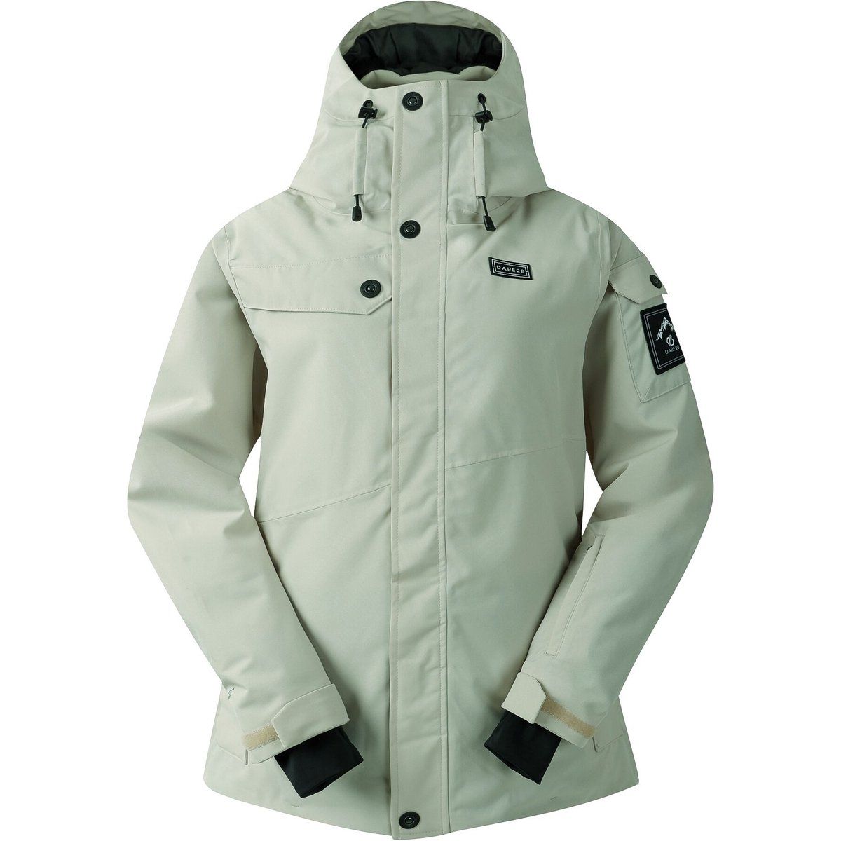 Technische Skijacke mit Kapuze