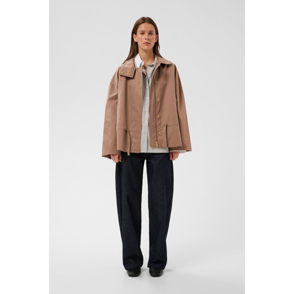 Kastige Übergangsjacke im Utility-Stil
