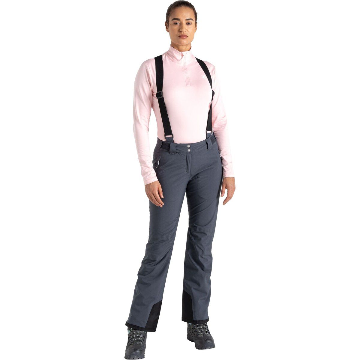 Isolierte Slim-Fit Hose mit Hosenträgern