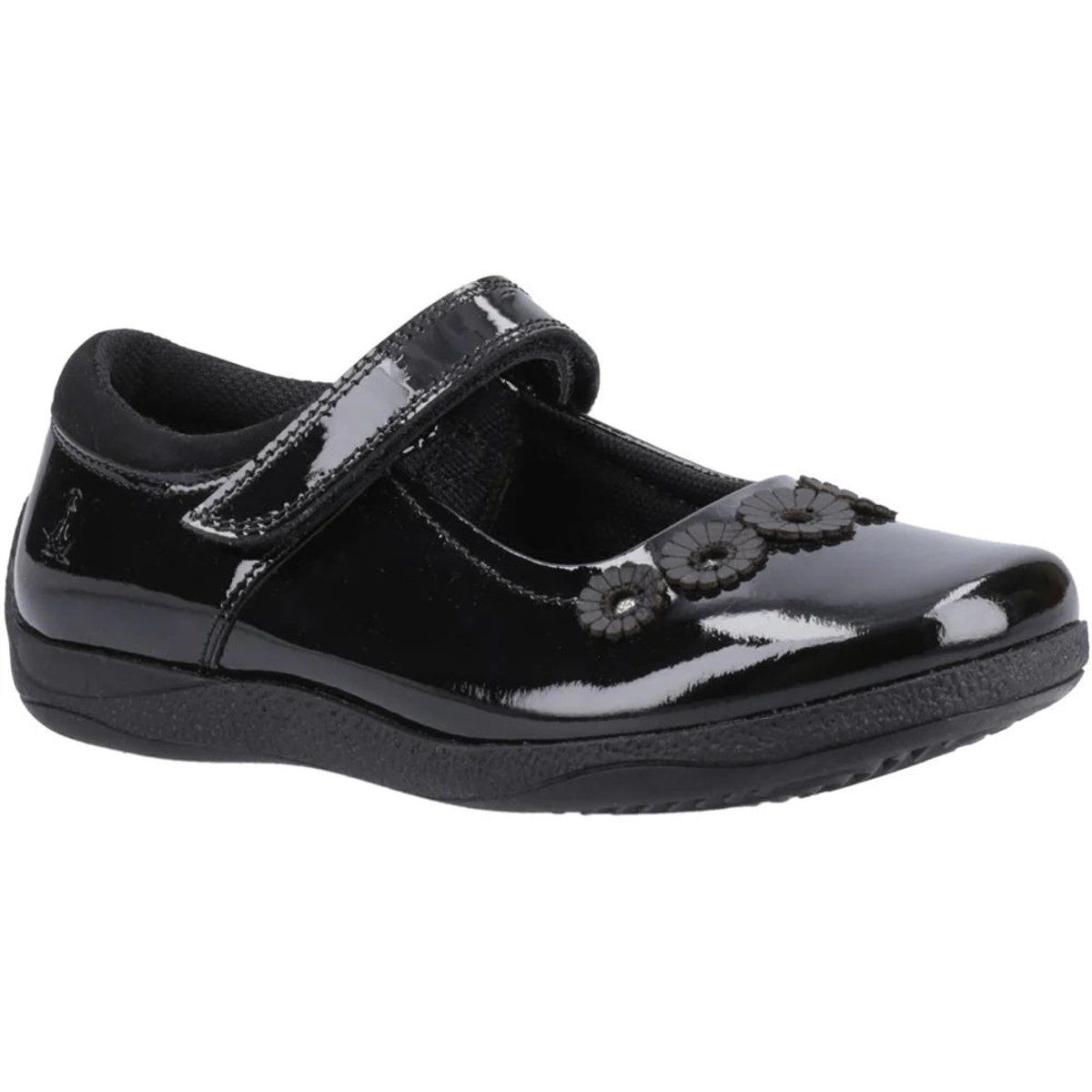 Mary Janes mit Blumen-Applikation