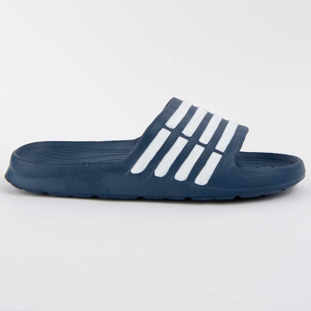 Bequeme Pool-Slides mit Streifen