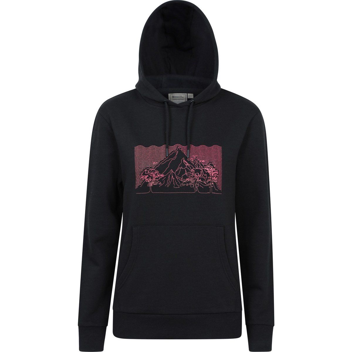Kapuzenpullover mit Berg-Grafik