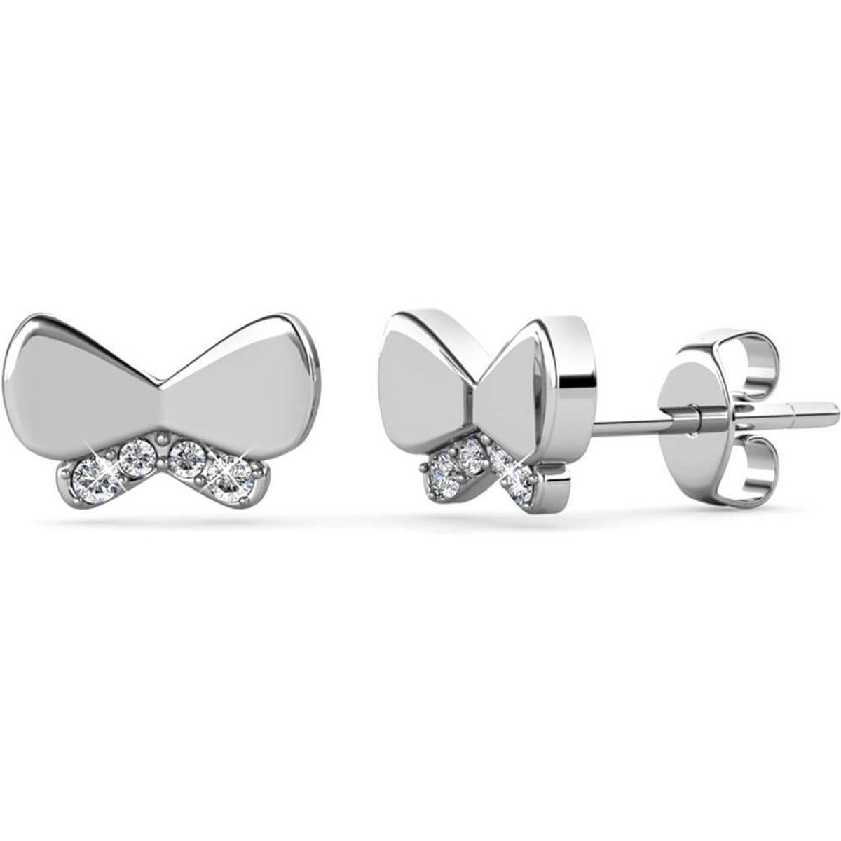 Zierliche Schmetterlings-Schleifen Ohrstecker
